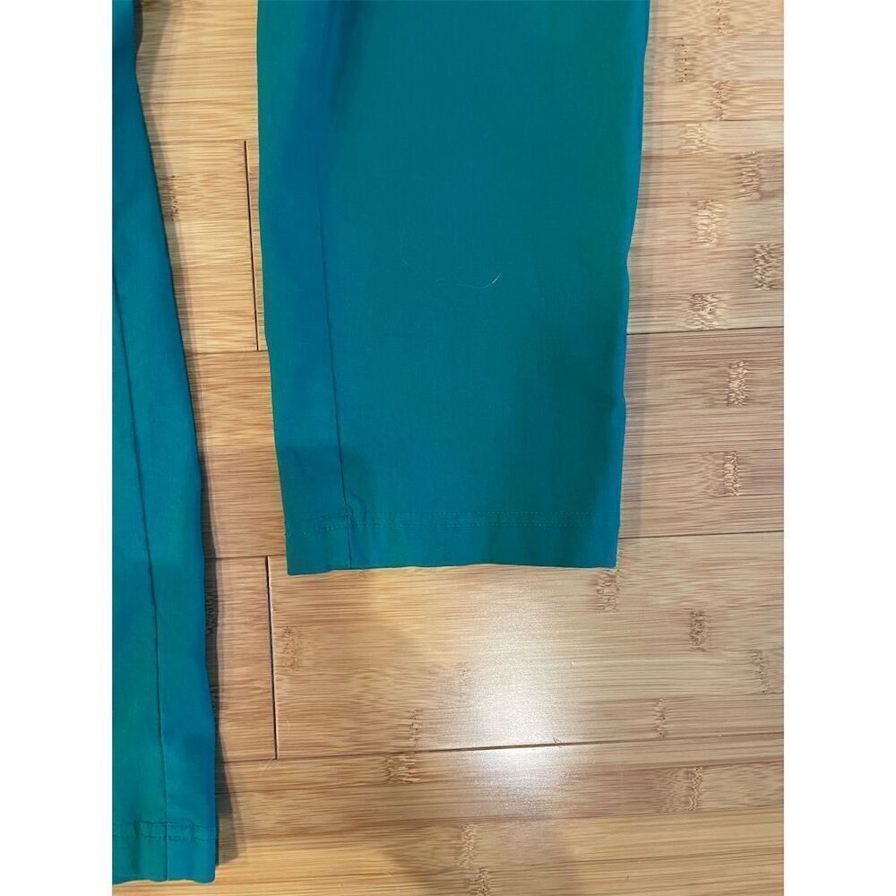 Zac & Rachel Women's Green Dress Pants Size 12 Stretchy Fabric Two Front Pockets - Picture 5 of 9